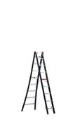 ALTREX NEVADA LADDER 2-DELIG ZWART GECOAT