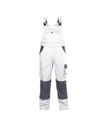 DASSY AMERIKAANSE OVERALL WIT/GRIJS