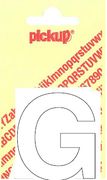  PLAKLETTER G HELVETICA 60MM WIT