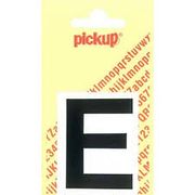  PLAKLETTER E HELVETICA 60MM ZWART