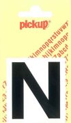  PLAKLETTER N HELVETICA 60MM ZWART