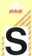  PLAKLETTER S HELVETICA 60MM ZWART