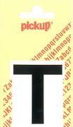  PLAKLETTER T HELVETICA 60MM ZWART