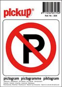 PICKUP INTERNATIONAL PICTOGRAM 10X10CM VERBODEN TE PARKEREN