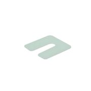 GB UITVULPLAATJE 1MM TRANSPARANT (480ST)