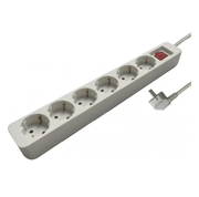  TAFELCONTACTDS 6X2P+T 1.5M MET SCHAKELAAR