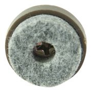  VILTGLIJDER MET SCHROEF 20MM