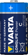 VARTA BATTERIJ C 1,5 VOLT (2 STUKS)