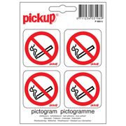 PICKUP INTERNATIONAL PICTOGRAM 10X10CM VERBODEN TE ROKEN