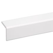  HOEKLAT GRENEN GELAKT 34X34MM WIT 270CM