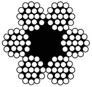 DX STAALKABEL 6X19+1 TWK 4MM VERZINKT