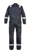 HYDROWEAR COVERALL MINDEN BLACK ZIP FR/AS