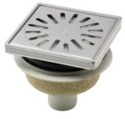 AQUABERG ABS VLOERPUT 150 X 150MM OA 50MM 4015RA BEZA