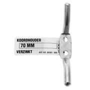  KOORDHOUDER 70MM VERZINKT