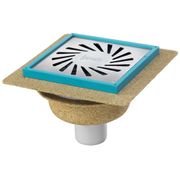 AQUABERG VLOERPUT 140X140 O/U 50MM BEZAND