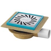 AQUABERG VLOERPUT 140X140 Z/U 50 LAAG MOD. BEZAND