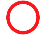 PICKUP INTERNATIONAL BORD ROND 30CM VERBODSBORD ALGEMEEN