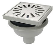 AQUABERG ABS VLOERPUT 150 X 150MM OA 50MM 4015