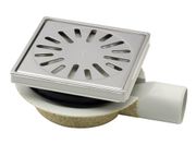 AQUABERG ABS VLOERPUT BEZAND RVS 150 X 150MM 4016RA