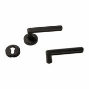  ISEO YUMA DEURKRUK SET ZWART SAFE