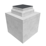  BETONPUT UITW. 120X120CM H=154CM