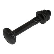 BLACKLINE SLOTBOUT+MOER+SLUITRING ZWART M6