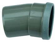 WAVIN PVC RUBBER MANCHET BOCHT 15° M/S