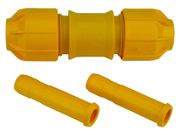 WAVIN PVC-A KOPPELING PE GEEL SDR17,6