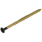 DYNAPLUS GEVELSCHROEF AR-BRONS CK ZWART TX-20 4,5MM