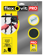 FLEXOVIT SCHUURVEL LINNEN 230 X 280MM K600 (3ST.)