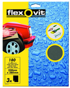 FLEXOVIT SCHUURVEL WATERPROOF 230 X 280 P240MM 3 ST.