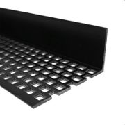  HOEKPROFIEL GEPERFOREERD 50 X 30 X 2MM ZWART