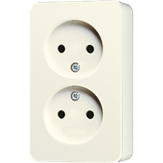 JUNG OPBOUW WANDCONTACTDOOS 2-VOUDIG 6012A Z/A