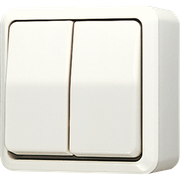 JUNG OPBOUW SCHAKELAAR SERIEEL 605A 2-VOUDIG