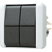 JUNG WATERD. WIPSCHAKELAAR SERIE 250V 805E