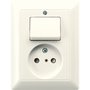 JUNG INBOUW COMBINATIE 1 WCD Z/A - 1 WIS. AS5546EV