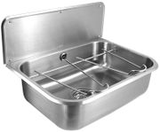  RVS UITSTORTGOOTSTEEN 45X35CM COMPL.