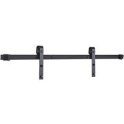  SOHO SCHUIFDEURBESLAG COMPLEET ZWART