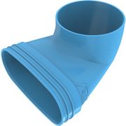 WAVIN VENTIZA EINDSTUK 90' 195X125 OV/RO H=50