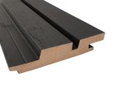 DUBBEL RHOMBUS-PROFIEL 28X145MM ZWART GECOAT