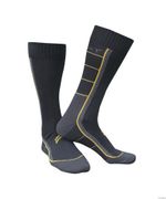 DASSY SOKKEN PLUTO COOLMAX  ZWART/ANTRACIETGRIJS 40 - 43