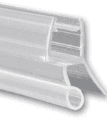  AFDICHTPROFIEL TBV DOUCHEDEUR 8MM L=1MTR