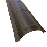  DAKPAN PROFIELPLAAT NOKSTUK HALFROND ZWART L=2200MM