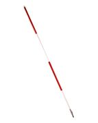 TALEN TOOLS JALONSTOK 200 CM RONDE PUNT 3-KANT ROOD