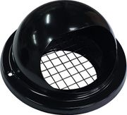 Nedco BV RVS BUITENROOSTER BOL 125MM ZWART