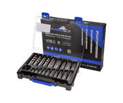 LABOR BORENSET GESLEPEN 170DLG KUNSTSTOF KOFF.