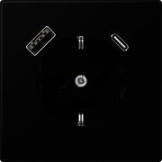  JUNG INBOUW WCD 1-V ZWART LS1520-15CAWW