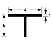 Roval Aluminium ALU T-PROFIEL 15 X 15 X 2MM (2 METER)