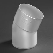 DYKA PVC HWA BOCHT 80MM 22° MOF/SPIE WIT