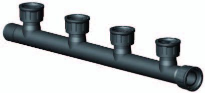 MANIFOLD 4-WEG VERDELRER 1